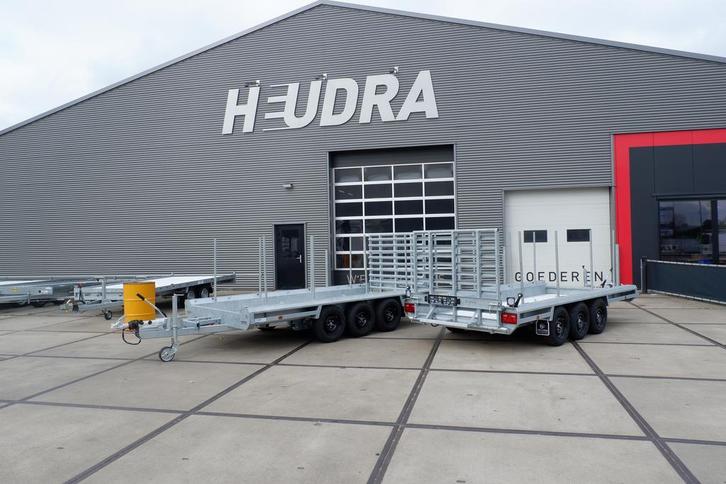Heudrax Machinetransporter 3500kg 400x150cm, Auto diversen, Aanhangers en Bagagewagens, Nieuw