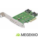 StarTech.com 3-poorts M.2 SSD (NGFF) adapter kaart- 1 x PCIe, Verzenden, Nieuw, Startech