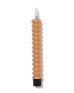 HEMA Led huishoudkaars 2.3x20cm ribbel naturel, Verzenden, Nieuw