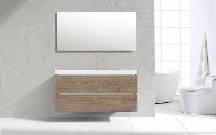 Sani Royal Badkamermeubel Generation Tabak Eik 120, Huis en Inrichting, Badkamer | Badkamermeubels
