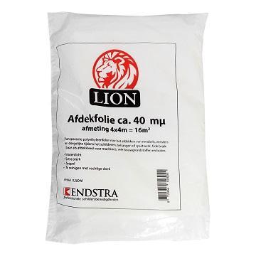 Afdekfolie LION Extra sterk 4 x 4 m E1120040-OVD, Doe-het-zelf en Verbouw, Verf, Beits en Lak, Nieuw, Ophalen of Verzenden