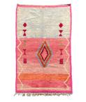 Abstract Colorful Moroccan Pink Wool Rug - Vloerkleed - 300