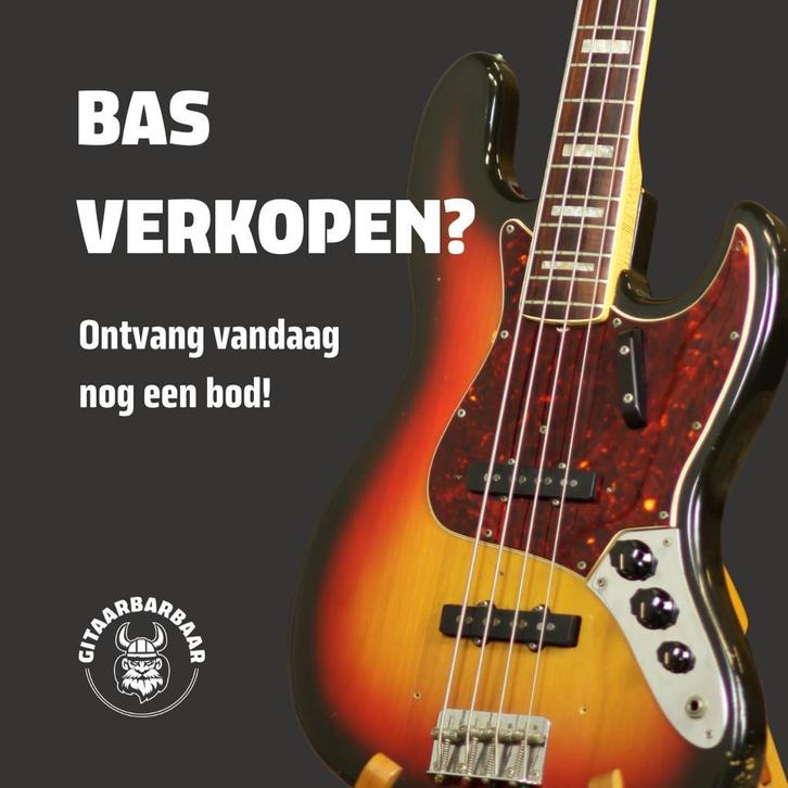 Basgitaar verkopen? Ontvang direct een eerlijk bod!, Muziek en Instrumenten, Snaarinstrumenten | Gitaren | Bas, Nieuw, Ophalen of Verzenden