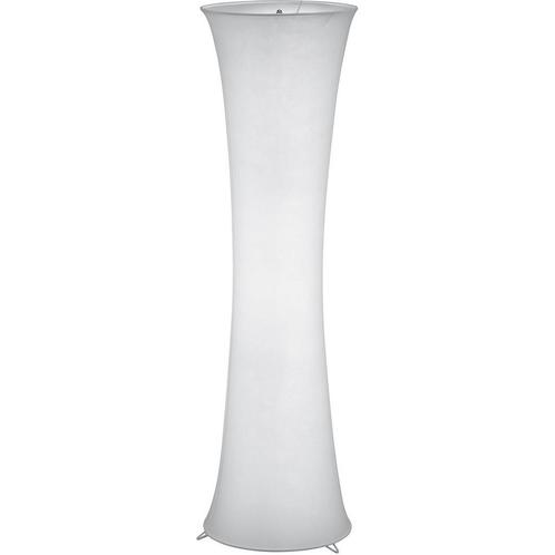 LED Vloerlamp - Trion Grivon - E27 Fitting - Rond - Mat Wit, Huis en Inrichting, Lampen | Vloerlampen, Nieuw, Metaal, Ophalen of Verzenden