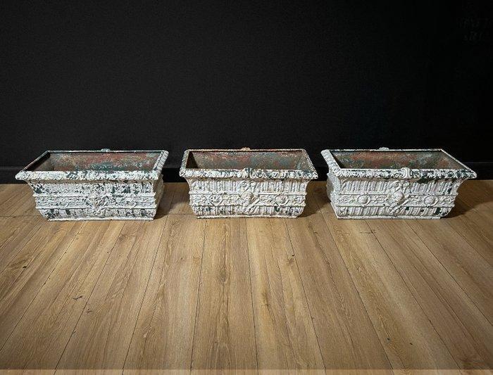 Vaas (3) - Ghisa - Antieke gietijzeren plantenbakken, Antiek en Kunst, Curiosa en Brocante