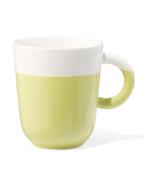 HEMA Mok 490ml Tafelgenoten new bone wit+lichtgroen, Verzenden
