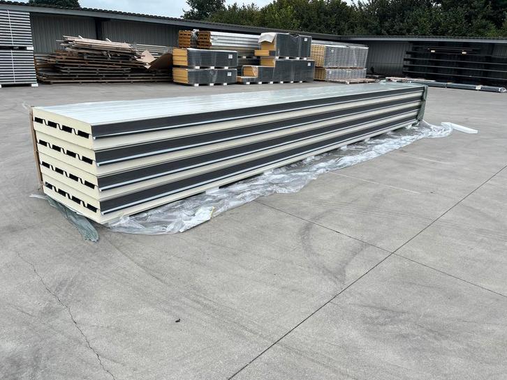 DAKPANEEL 80mm Gelegenheidspartij Antraciet grijs, Doe-het-zelf en Verbouw, Platen en Panelen, Zo goed als nieuw, 50 tot 100 mm