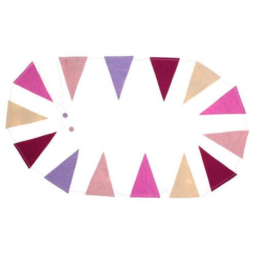 Viltslinger Vlag - Roze/Lilapaars - 220cm - Homedeco - Fairt, Kinderen en Baby's, Kinderkamer | Inrichting en Decoratie, Nieuw