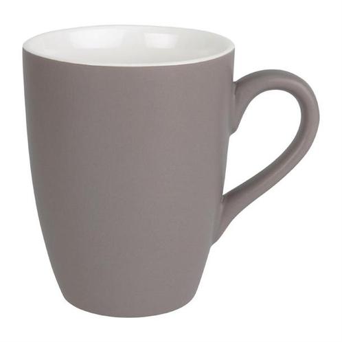 Pastel mok | porselein | grijs | 34cl | 6 stuks, Zakelijke goederen, Horeca | Overige, Verzenden