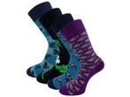 4 paar SQOTTON® Naadloze sokken - Tropical, Kleding | Heren, Sokken en Kousen, Verzenden, Nieuw