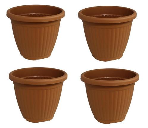 Bloempot Terra voor binnen & buiten - hoogwaardig kunstst..., Tuin en Terras, Bloembakken en Plantenbakken, Nieuw, Verzenden