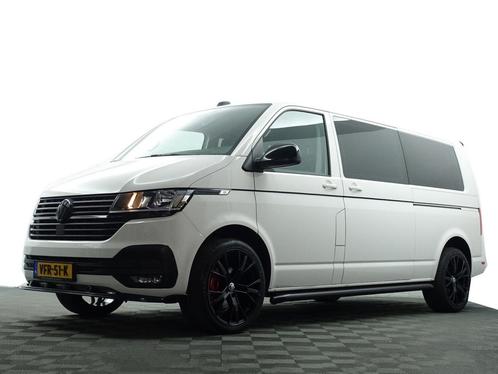 Volkswagen Transporter 2.0 TDI Euro 6 150Pk L2 Bulli R-line+, Auto's, Bestelauto's, Dealer onderhouden, Lease, Zwart, Automaat