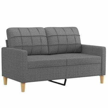 Bank 120cm Donkergrijs Stof - Retourdeal voor Thuiswerkers! beschikbaar voor biedingen
