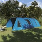 vidaXL Tunneltent met dak met opslag Blauw en Grijs 778 x, Verzenden, Nieuw