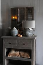 Drieluik shutters brown wash 70 cm, Huis en Inrichting, Ophalen of Verzenden, Nieuw