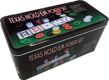 Poker Texas Hold em set beschikbaar voor biedingen