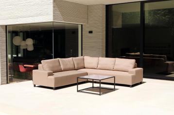 Essentials by Flow - Emerade hoekbank latte luxe met tafel | beschikbaar voor biedingen