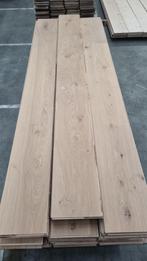 Restpartij 40,93 m2 eiken multiplank, behandeld, Doe-het-zelf en Verbouw, Hout en Planken, Ophalen, Minder dan 25 mm, Eiken, Zo goed als nieuw