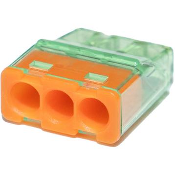 Lasklem - Vintex - 3 Polig - 0.2-2.5 mm2 - Oranje - 1000 beschikbaar voor biedingen