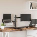 vidaXL Monitorbeugel VESA 75/100 mm zwart staal, Verzenden, Nieuw