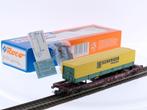 Schaal H0 Roco 46356 diepladerwagen Sdkms Schenker Freib..., Gelijkstroom, Overige typen, Ophalen of Verzenden, Zo goed als nieuw