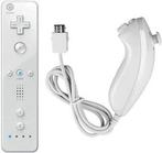 Wii Controller / Remote Wit + Nunchuk Wit (Third Party) (..., Spelcomputers en Games, Ophalen of Verzenden, Zo goed als nieuw