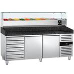 GGM Gastro | Pizza koelwerkbank PREMIUM - 2000x800mm - met 2, Verzenden, Nieuw in verpakking