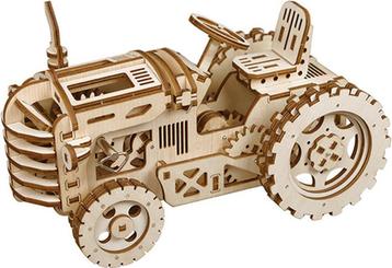 Robotime Houten Tractor DIY Modelbouw Knutselen (Recreatie) beschikbaar voor biedingen
