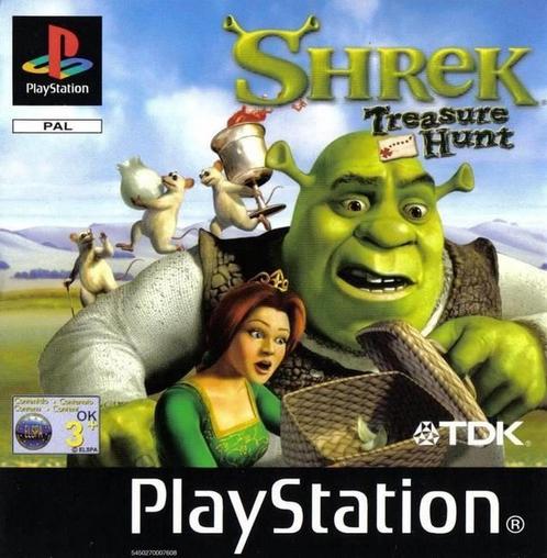 Shrek Treasure Hunt (PS1 Games) (Playstation 1), Spelcomputers en Games, Games | Sony PlayStation 1, Zo goed als nieuw, Ophalen of Verzenden