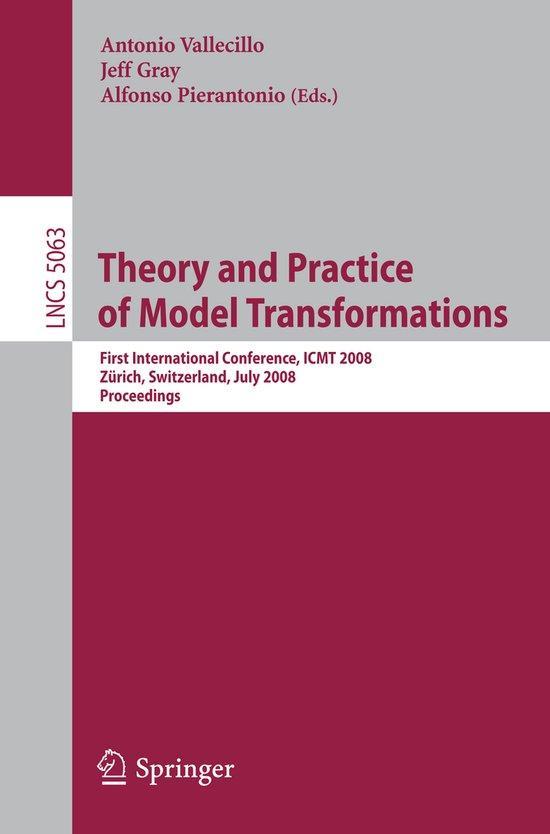 Theory and Practice of Model Transformations 9783540699262, Boeken, Taal | Engels, Zo goed als nieuw, Verzenden