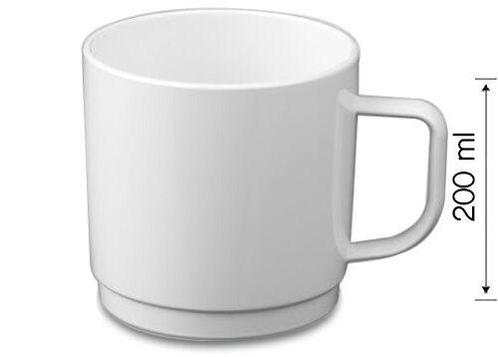 GGM Gastro | Polycarbonaat thee / koffiekop, Wit - 200 ml |, Huis en Inrichting, Keuken | Servies, Effen, Nieuw, Kop(pen) en/of Schotel(s)