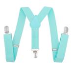 Fako Fashion - Kinder Bretels - Effen - 65cm - Babyblauw, Verzenden, Nieuw