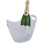 Wijnkoeler/Champagne bowl klein, helder, 27x20cm H=21cm, Verzenden, Nieuw in verpakking