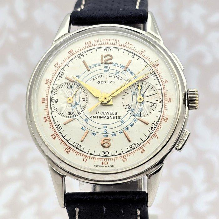 Chronographe Suisse - Favre-Leuba - Cal. Landeron 248 -, Sieraden, Tassen en Uiterlijk, Horloges | Heren
