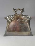 sculptuur, Ramasse miette art nouveau - 21 cm - Metaal, Antiek en Kunst