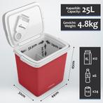 Jago® Koelbox - 25l, Draaggreep, 12/220V Auto- en stopcontac, Verzenden, Nieuw