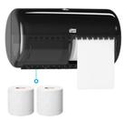 Tork Elevation T4 duo toiletpapier dispenser zwart, Verzenden