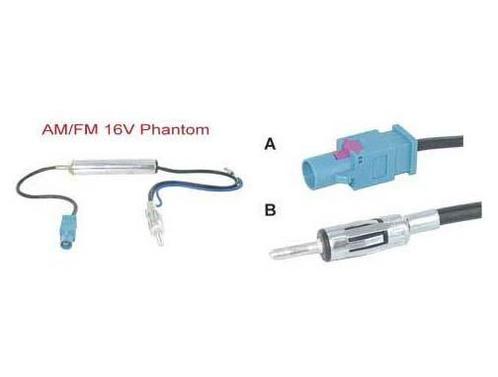 Phantom antenne adapter Fakra male - DIN male, Auto diversen, Auto-accessoires, Nieuw, Verzenden