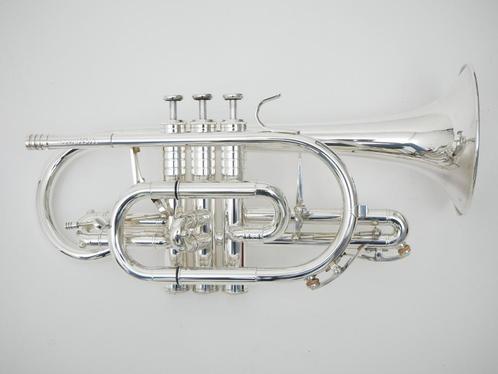 Cornet Bb Geneva Symphnony zo goed als nieuw, Muziek en Instrumenten, Blaasinstrumenten | Trompetten, Bes-trompet, Zo goed als nieuw