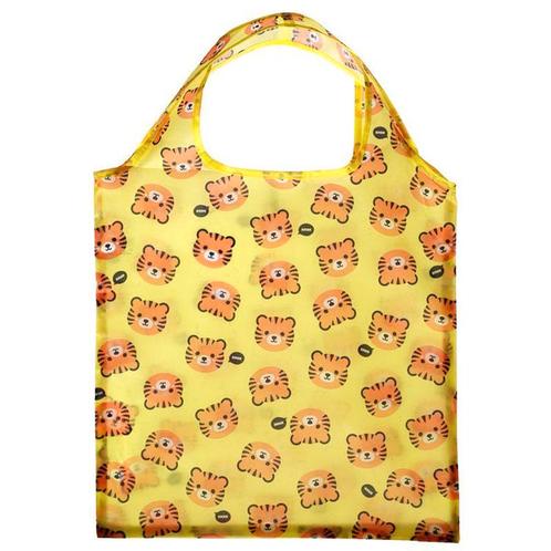 Opvouwbaar tasje Adoramals TIjger - Geel - 39x38cm NIEUW, Sieraden, Tassen en Uiterlijk, Tassen | Schoudertassen, Nieuw, Ophalen of Verzenden