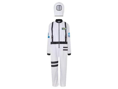 Herenkostuum Astronaut - Wit - Heren - Maat M, Kleding | Heren, Carnavalskleding en Feestkleding, Nieuw, Maat 48/50 (M), Ophalen of Verzenden