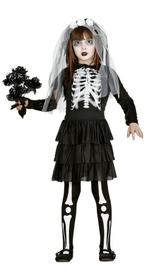 Halloween Kostuum Kind Jurkje Skelet, Verzenden, Nieuw