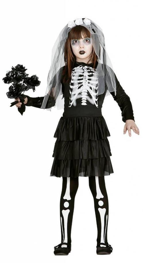 Halloween Kostuum Kind Jurkje Skelet, Hobby en Vrije tijd, Feestartikelen, Nieuw, Verzenden