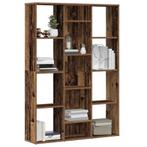 vidaXL Kamerscherm/boekenkast 100x24x140 cm bewerkt hout oud, Huis en Inrichting, Woonaccessoires | Kamerschermen, Verzenden, Nieuw