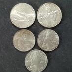 Oostenrijk. Lot of 5 coins: 25, 50 Schilling 1964/1967, Postzegels en Munten