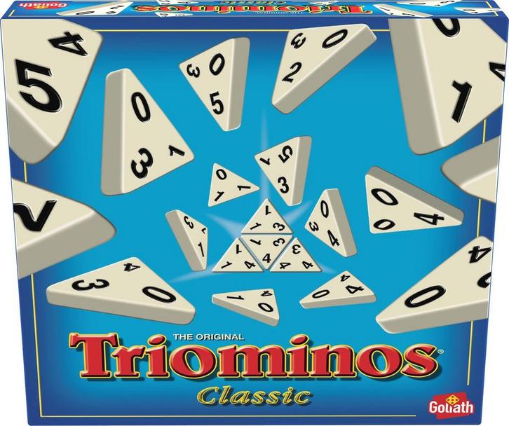 Goliath Triominos The Original Classic - Bordspel -, Hobby en Vrije tijd, Gezelschapsspellen | Bordspellen, Zo goed als nieuw