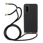 Galaxy S24 FE Crossbody TPU Hoesje met Koord Zwart, Telecommunicatie, Mobiele telefoons | Hoesjes en Frontjes | Samsung, Ophalen of Verzenden
