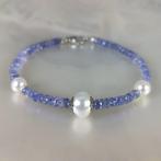 Zonder minimumprijs - Armband Zilver Parel - Parel -, Sieraden, Tassen en Uiterlijk, Armbanden, Nieuw