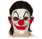 Halloween Half Masker Clown, Hobby en Vrije tijd, Feestartikelen, Nieuw, Verzenden