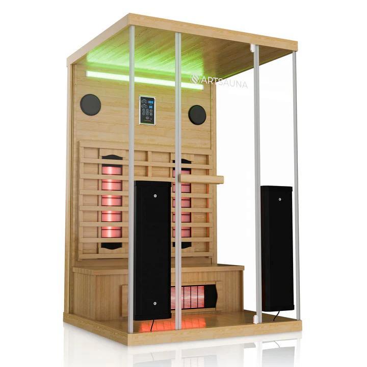 Infraroodcabine / Sauna Göteborg - 2 Personen - 120x105x190, Sport en Fitness, Sauna, Nieuw, Verzenden